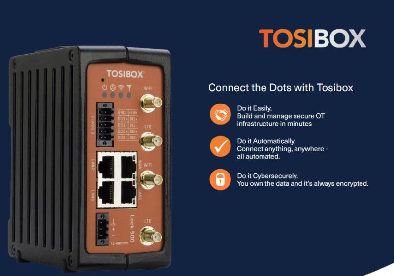 Tosibox : Solutions d'accès distant & VPN IIoT | Sphinx France